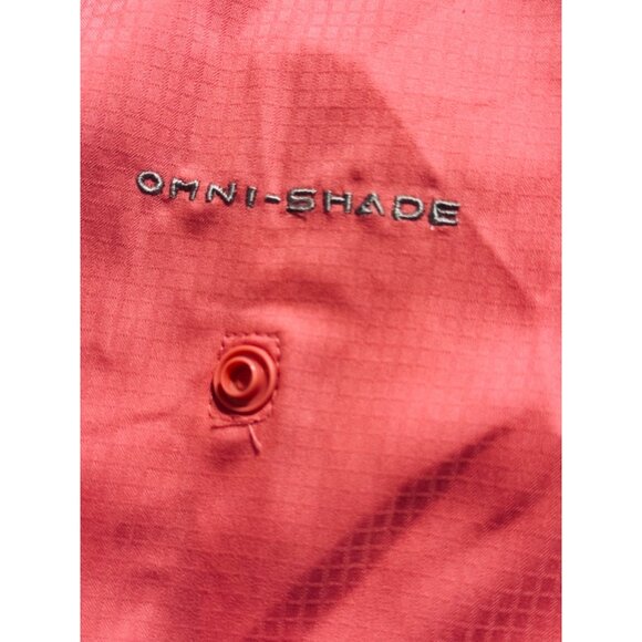 Columbia PFG Women's Long Sleeve Button-Up Fishing Shirt Coral.Size Medium - Picture 9 of 9
